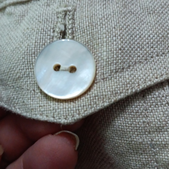 Lands End Womens Linen Jacket All Year Very Good Condition Size 18 - Picture 7 of 7